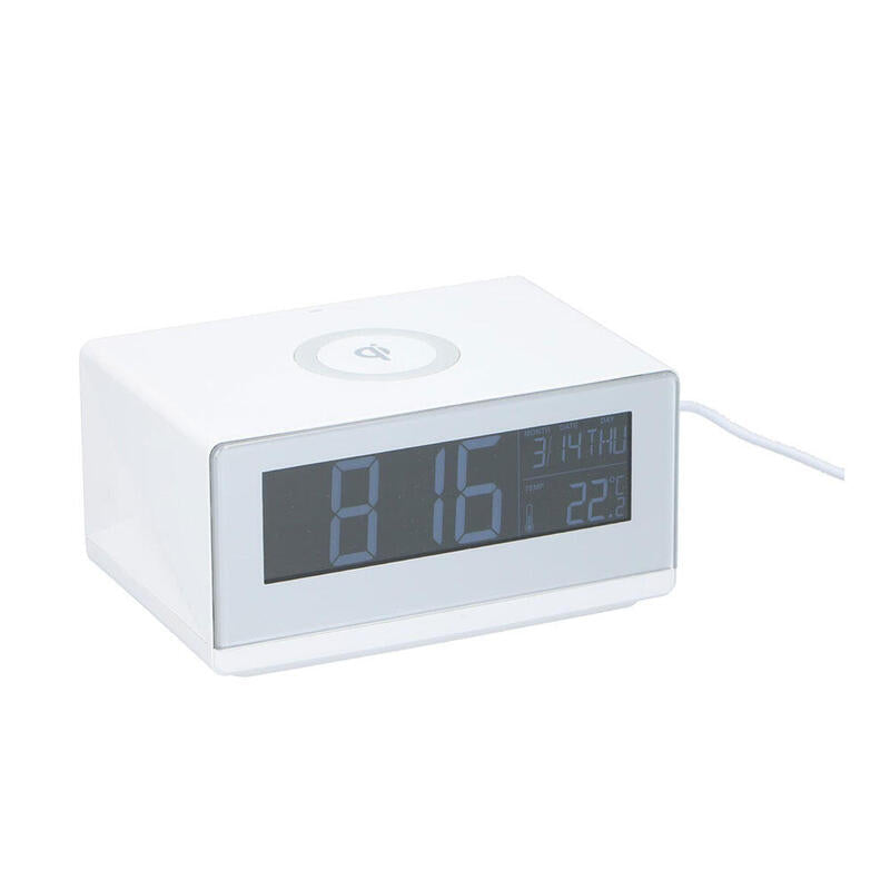 Reloj Despertador Con Cargador Inalámbrico 5w Grundig