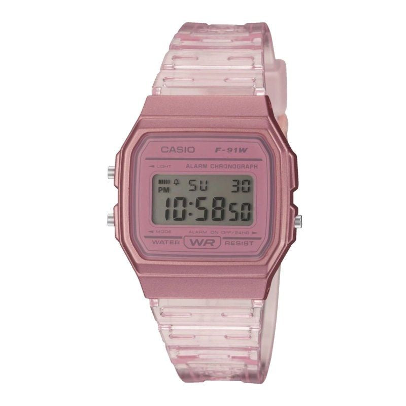 Reloj Digital Casio Collection Women F-91ws-4ef 38mm Rosa