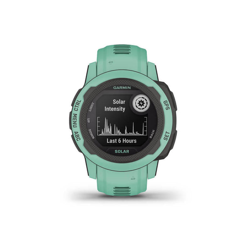 Reloj Garmin Instinct 2s Solar Z Czujnikiem TäTna Hrm Elevate (Turkusowy / Turkusowy Pasek)