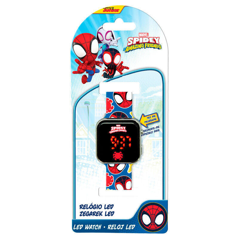 Reloj Led Spidey The Amazing Friends Marvel