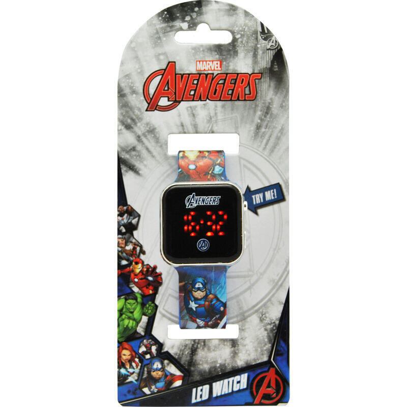 Reloj Vengadores Avengers Marvel Led