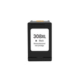 Remanufacturado Hp 308xl Negro Cartucho De Tinta - Reemplaza 7fp22ue/7fp21ue - Alta Capacidad/Jumbo
