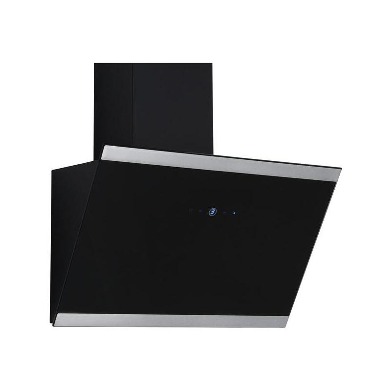 Respecta Ch 89060 S, Campana Extractora Negro/Acero Inoxidable, 60 Cm Ch89060s