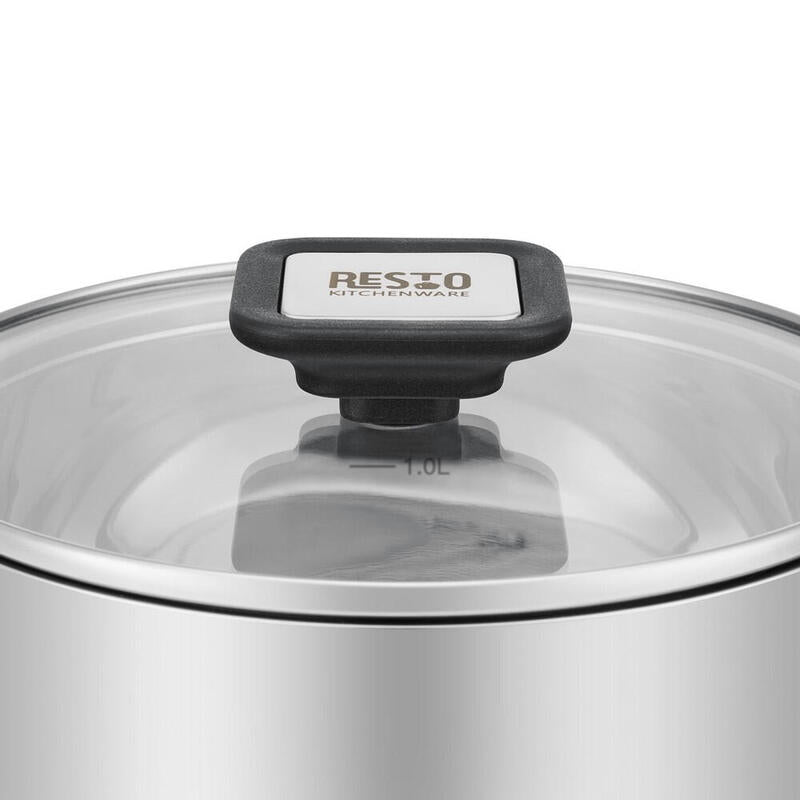 Resto Kitchenware Anser 1,6 L Alrededor Negro, Acero Inoxidable