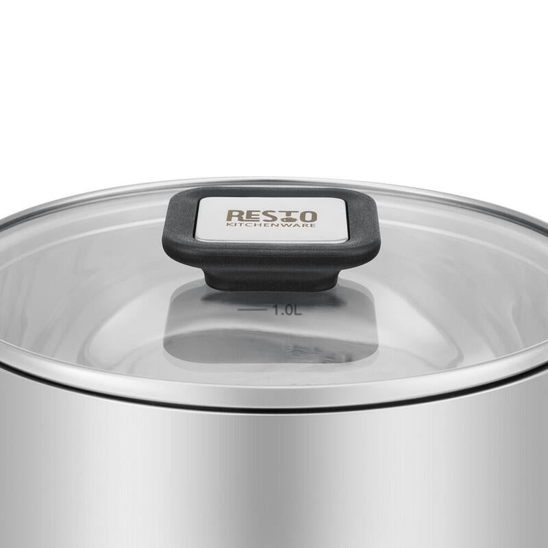 Resto Kitchenware Anser 1,6 L Alrededor Negro, Acero Inoxidable