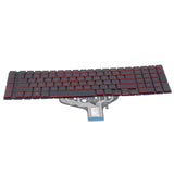 Retroiluminación Teclado Hp 17 Cb, Letra Roja Negra, Borde Rojo 12 0405a Wx01 T01teclado