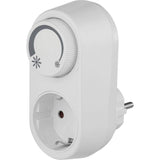 Rev Adapter Plug With Integr. Led-Dimmer,White Emd201 20270112