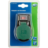 Rev Adapter W. Switch Ip44 Black-Green
