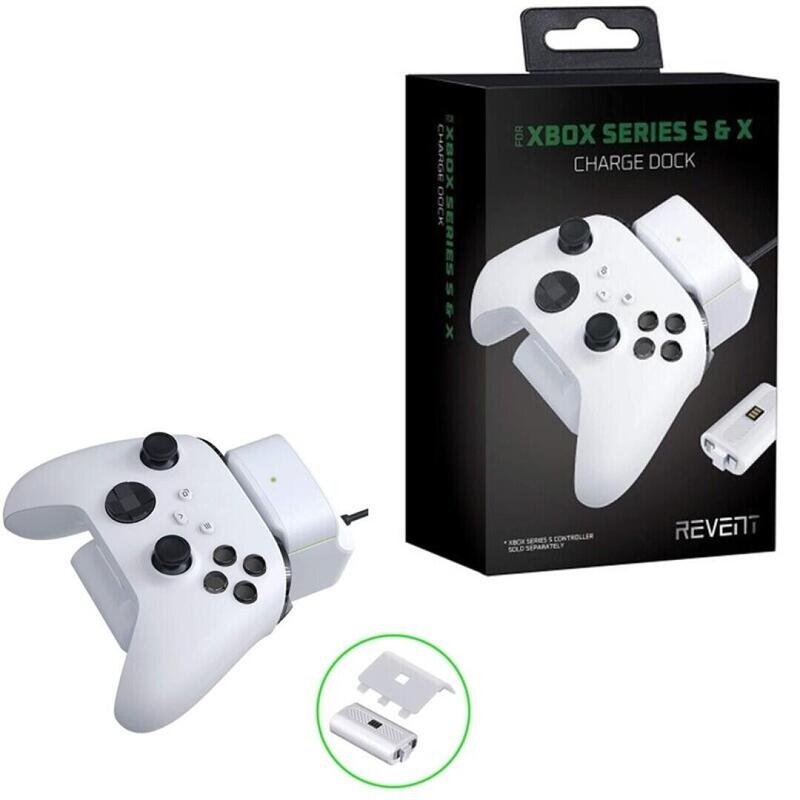 Revent Dock Carga Inalambrica Mando Xbox Serie S+Bateria 700mah Blanco
