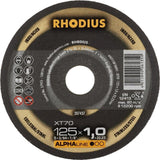 Rhod 207437 Xt Discos De Corte Xt 70 125x1,0x22,23
