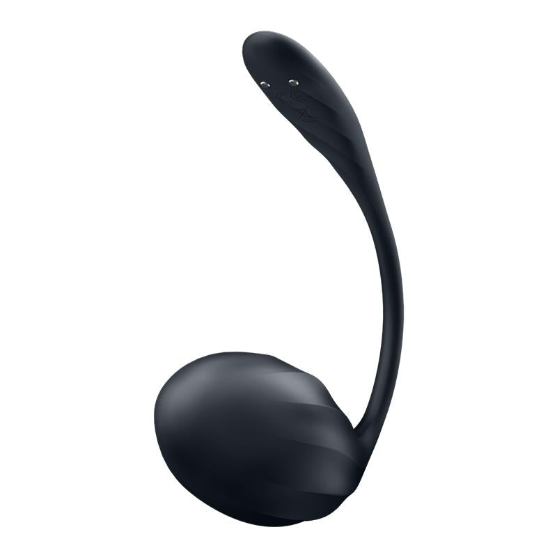 Satisfyer - Ribbed Petal Estimulador Punto G Control Remoto Negro App Gratuita