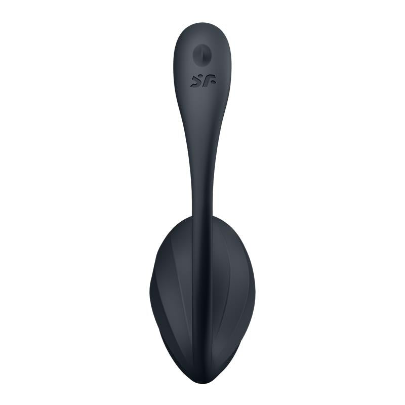 Satisfyer - Ribbed Petal Estimulador Punto G Control Remoto Negro App Gratuita