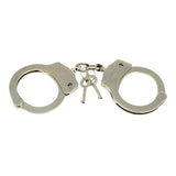 Rimba Bondage Play Esposas De Acero Niquelado Ajustables