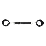 Rimba Bondage Play Esposas Para Tobillos Con Correa Elástica Color Negro