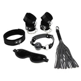 Rimba Bondage Play Set De Bondage 6 Piezas Color Negro