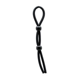 Rimba Latex Play Cordón Para Pene Y Testículos Color Negro