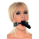 Rimba Latex Play Mordaza Con Dildo