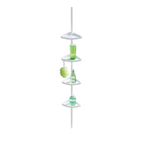 Rinconera Telescópica Blanca, Easy, 23,5 X 17,5 X 78- 265 Cm