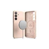 Ringke Galaxy S25 Case Silicone Magnetic Pink Sand