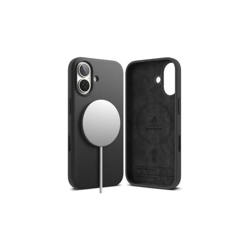 Ringke Iphone 17 Case Silicone Magnetic Black
