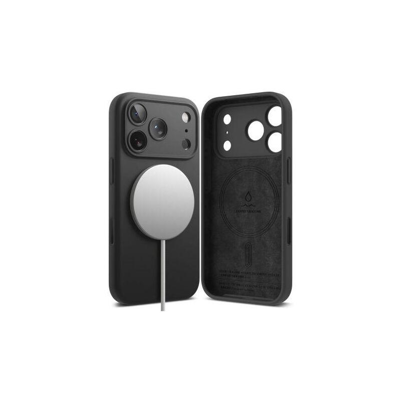 Ringke Iphone 17 Pro Case Silicone Magnetic Black