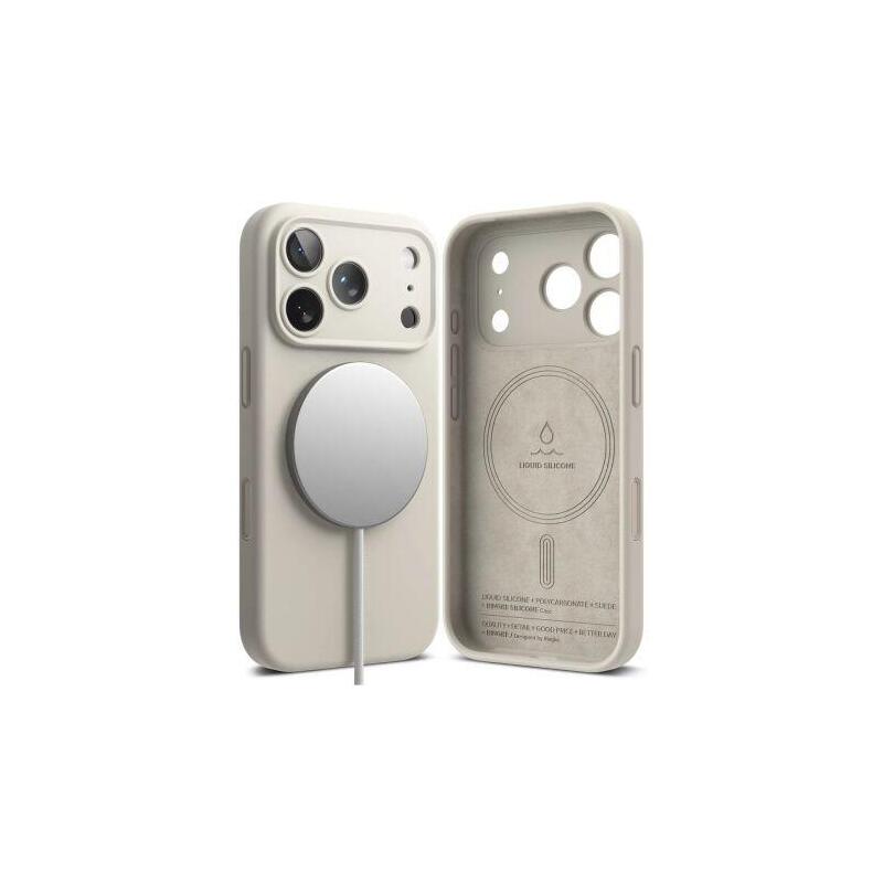 Ringke Iphone 17 Pro Case Silicone Magnetic Stone