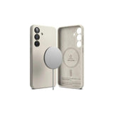 Ringke Silicone Magnetic Do Galaxy S25 Bezowy