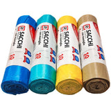 Rmove Sacchi Rifiuti 70x120cm 4 Rotoli Da 10 Sacchi Colori Vari