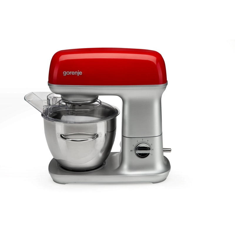 Robot De Cocina Gorenje Mmc1000rlr, Potencia Máxima 1000 W, Recipiente De 4,5 L, Acero Inoxidable Rojo