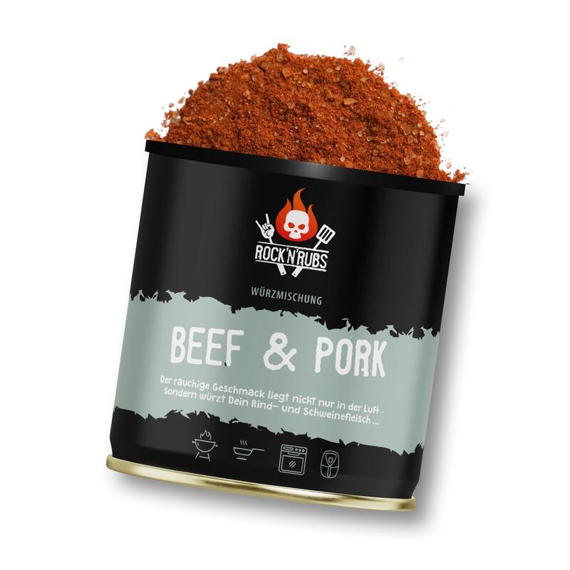 Rock N Rubs Ultimative Würze - Beef & Pork 140g Mhd 02 28