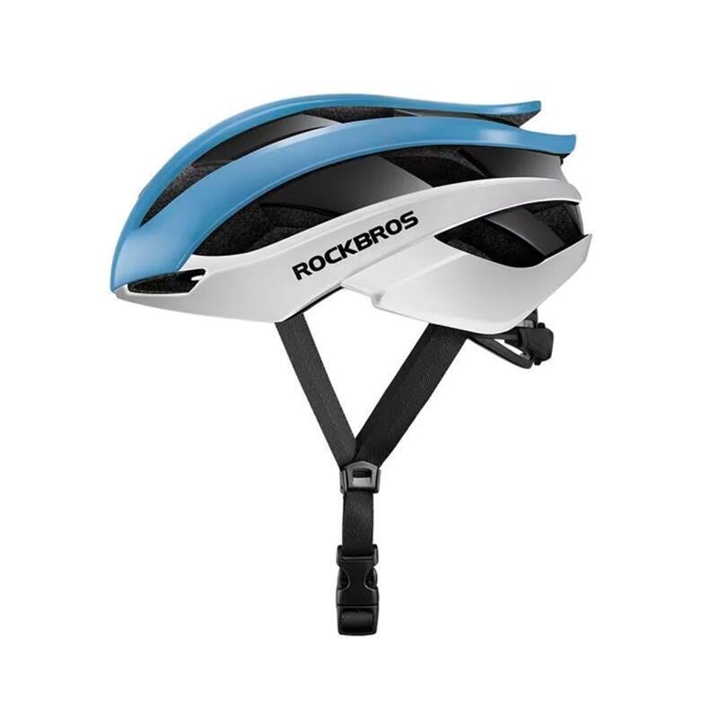 Rockbros Casco Ciclismo Ajustable M 55-58 Cm Azul-Blanco