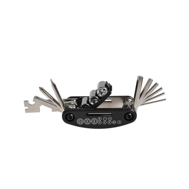 Rockbros Gj1601 Multiherramienta Para Bicicleta 16en1 Negro