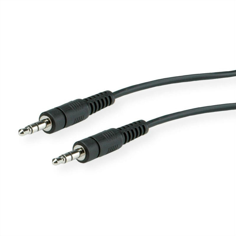 Roline 11.09.4510 Cable De Audio 10 M 3,5mm Negro