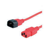 Roline 19.08.1520 Cable De Transmisión Rojo 1,8 M C14 Acoplador C13 Acoplador