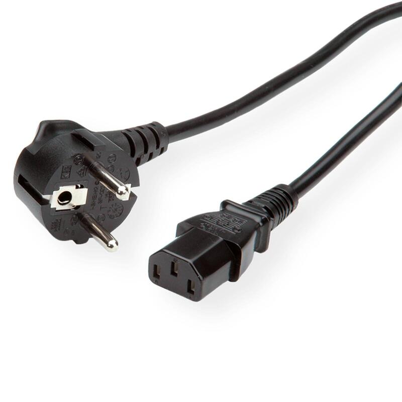 Roline Cable De Alimentación, Recto Iec Conector Hembra, Negro, 5 M