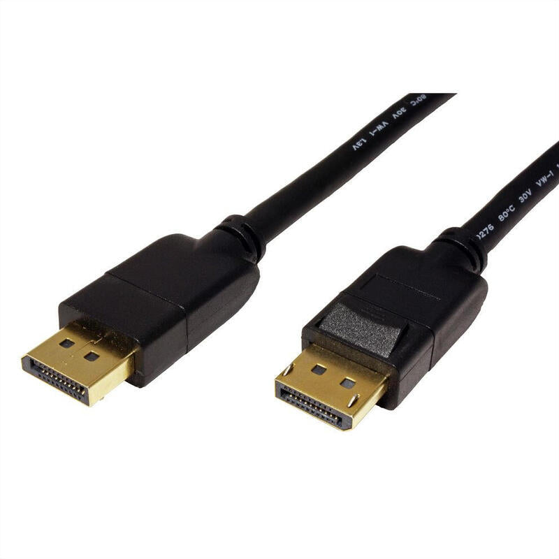 Roline Displayport Cable V1.3/1.4. Dp-Dp. M/M 1.5m
