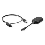 Roline Inalámbrico P2p-Anzeige-Dongle-Set, Tx+Rx, Wireless Usb-C A Hdmi, 1080p, 20 M