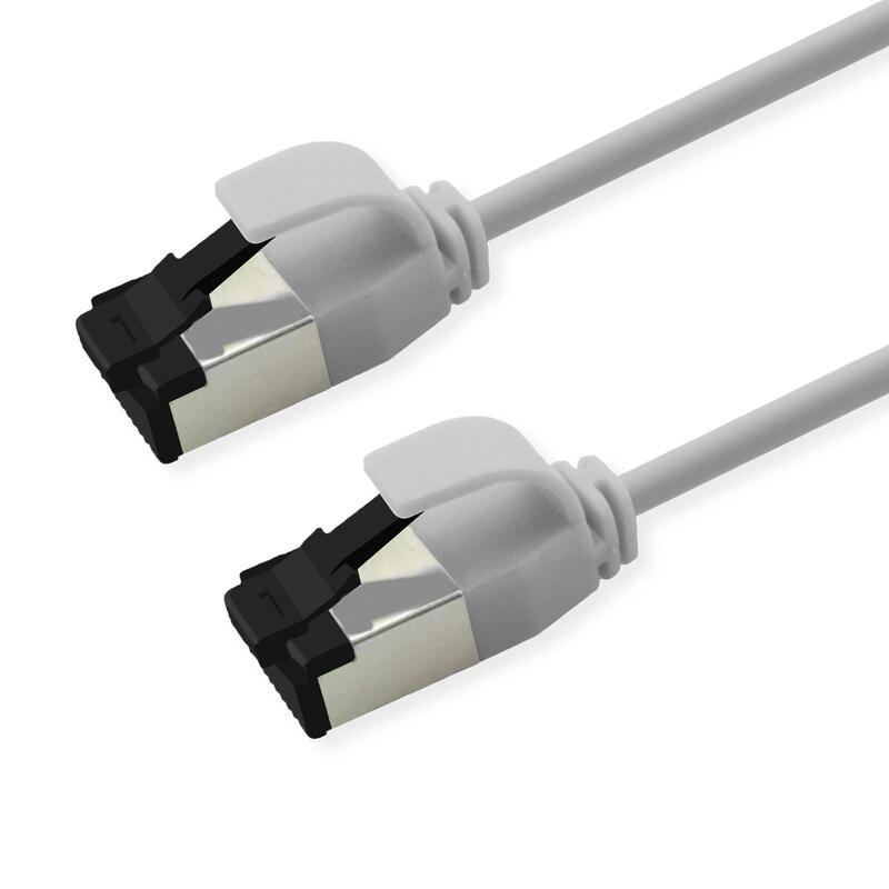 Roline S Ftp Cable De Red Kat.8.1, Slim, Poe, Weiss, 5m