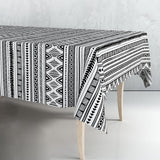 Rollo De Hule Blanco Y Negro 140cm X 25m