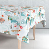 Rollo De Hule Mantel Con Diseño Navideño, 1,40 X 25 M