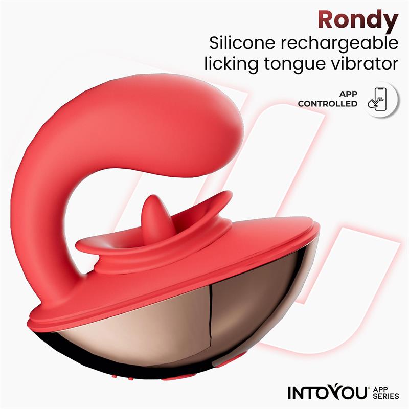 Estimulador  Rondy Con Vibración Y Lengua Con App