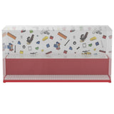 Room Copenhagen 40700001 Lego Play & Display Case Iconic, Rojo 40700001