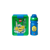 Room Copenhagen Juego De Lonchera Lego Iconic Boy Azul Y Verde Azul/Verde, 2 Piezas, Con Botella Para Beber 40581724