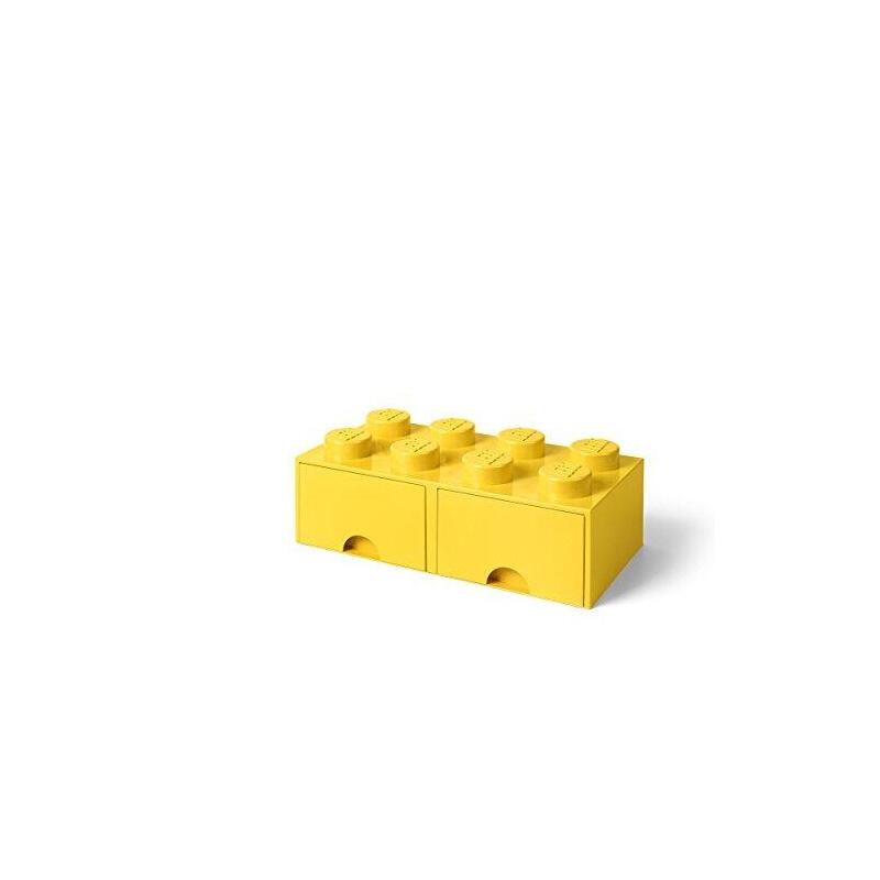 Room Copenhagen Lego Brick Drawer 8 Amarillo, Caja De Almacenamiento