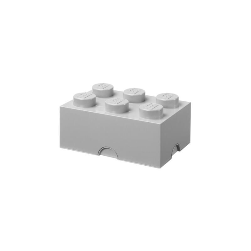 Room Copenhagen Lego Storage Brick 6, Caja De Almacenamiento Gris 40000805