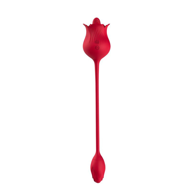 Rosa Con Licking Y Huevo Vibrador Usb