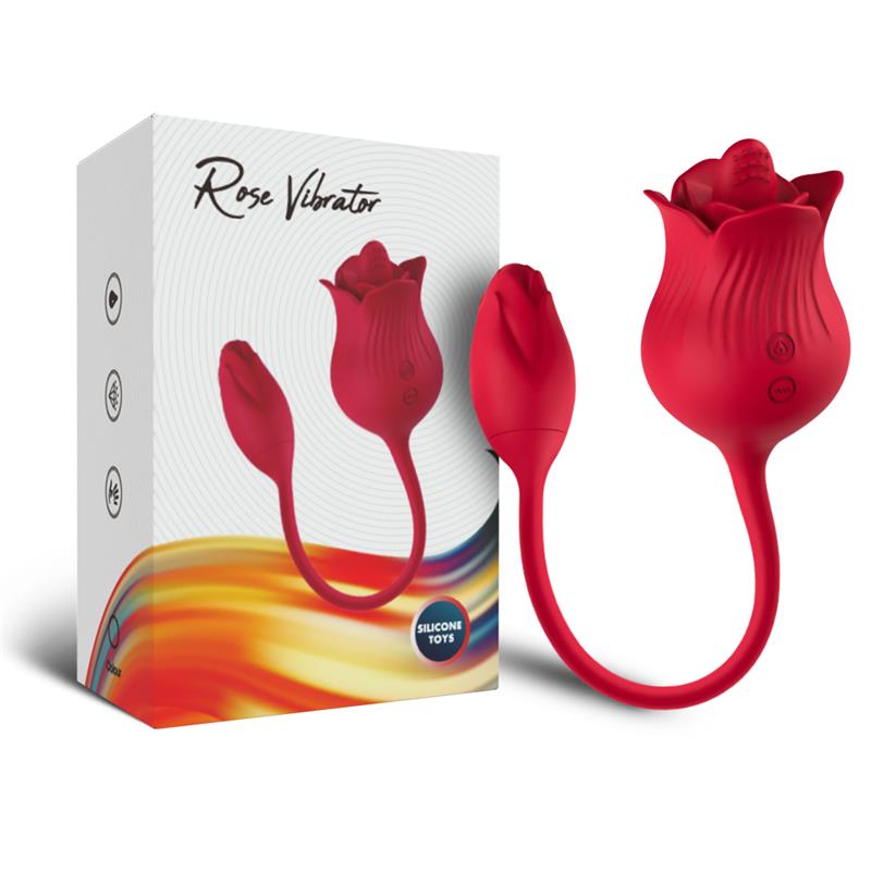 Rosa Con Licking Y Huevo Vibrador Usb