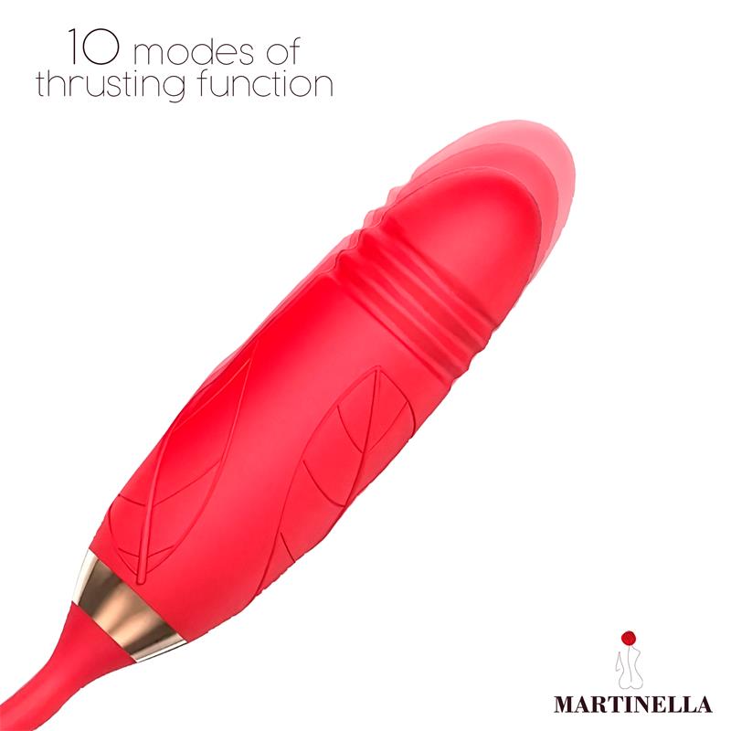 Rosa Con Succión Con Huevo Con Thrusting Usb