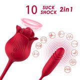 Rosa Vibradora Con Licking Y Thrusting Usb