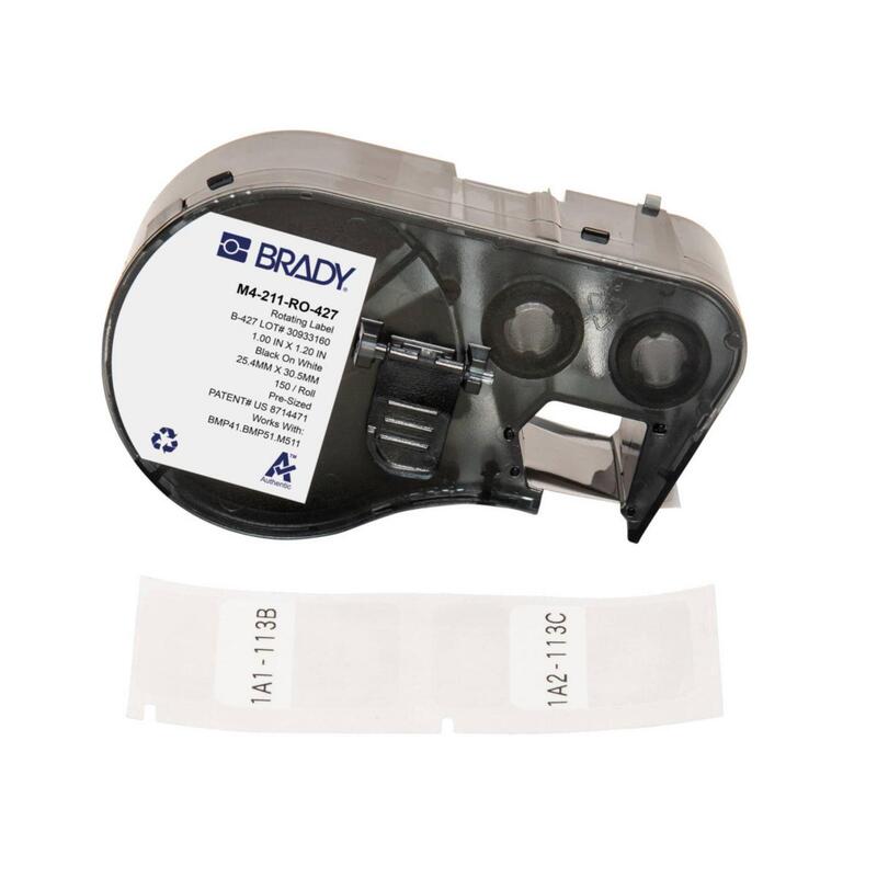 Rotating Self-Laminating  Vinyl Labels For
